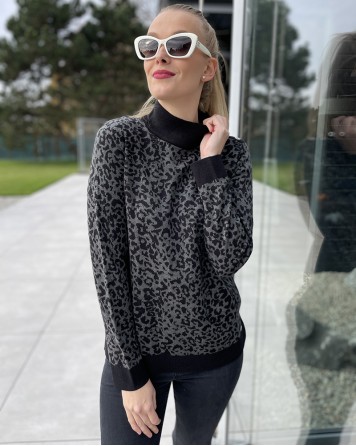 Svetr dámský Calvin Klein s gepardím vzorem 